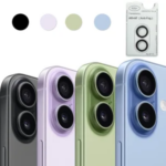 Apple iPhone 17 Original Color Rear Camera Tempered Glass Protective Film Black Silver Light Purple Blue Green Bangladesh (New)