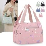 Cloth Womens Canvas Portable Small Bag Oxford Waterproof Bento Mobile Phone Bag Womens New Mother Shopping Bag. (New)