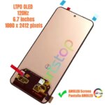 iParts Replacement New Display Nothing Phone 2 Phone (2) A065 120Hz LTPO OLED Touch Screen Digitizer Assembly Black OEM (New)