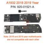 Original A1932 A2179 Motherboard 820-01521-A 820-01958-A Macbook Air 13 A2337 M1 Logic Board 820-02016-A 2018 2019 2020 (New)