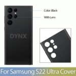Samsung Galaxy S22 Ultra Back Cover Battery Back Cover Glass Panel Rear Door Housing Case Camera Lens Replace S22U (New)