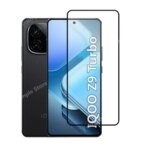 4+4 Phone Glass vivo IQOO Z9 Turbo Screen Protector Full Coverage Soft Camera Lens film IQOO Z9 Tempered Glass (New)