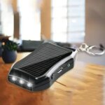 Keychain Cell Phone Backup Power Bank Universal Solar 950mAH Pocket Chargers with 3 LED Light Charging Equipment Most Device Bangladesh (New)