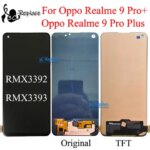 Amoled  TFT Black 64 Inch OPPO Realme 9 Pro Plus Pro+ LCD Display Touch Screen Digitizer Assembly Replacement  With Frame (New)