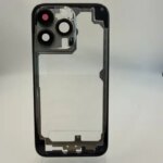 See-Through Transparent Rear Housing Cover For iPhone 12 13 14 Pro Max, Custom Modded Back Shell Pre-installed Magnetic Tools (New)