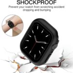 Case for Apple Watch 45mm 41mm 40mm 44mm 42mm 46mm Protective Cover Matte Hard PC Bumper Frame No Glass iWatch 10 SE 9 8 7 6 5 4 (New)