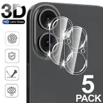 Tempered Glass Camera Lens Protectors IPhone 17 ProMax 17 Pro 16 15 Clear Anti scratch Lens Films IPhone 16 Pro 15 Plus Bangladesh (New)