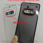 Phone3a Battery Back Cover Nothing Phone 3A 3a A059 Rear Housing Case Replace Repair Spare Parts + Camera Lens Bangladesh (New)