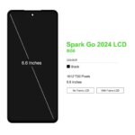 6.6"LCD For Tecno Spark GO 2024 LCD for Tecno BG6 Display Screen Touch Digitizer Assembly Panel Replacement Parts For Tecno BG6 (New)