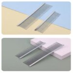 Double Toothed Pet Grooming Comb Short and Long Needles High Low Teeth Detangling Grooming Tool Reusable Anti-Static (New)
