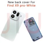 Oppo Find X9pro Battery Cover Back Rear Door Housing Case Find X9 Pro Replacement Parts With camera glass CPH2791 PLG110 (New)