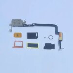 US Version Esim to Dual Sim Card Flex Cab‬le iPhone 17 Pro Max Built-in MEP Snow IC Integration Solution Repairing Parts (New)