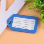 Luggage Tags Suitcase Label Bag Travel Accessories Luggage Bag Tag Name Address ID Label Plastic Suitcase Baggage Tags (New)