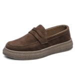 2025 Mens Casual Shoes Fashion Business Loafers for Men Formal Shoes Designer Moccasins Lightweight Driving (New)