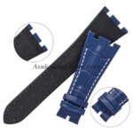 28mm Balck Brown Leather Watch Band for 26133/15500 Strap for Royal Oak Offshore 15710/15400/26470 Sport Watchstrap Men Bracelet (New)