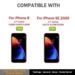 Display iPhone SE 2020 2 Gen LCD Screen Replacement Full Set Assembly Touch Digitizer Complete+Front Camera+Speaker A2298 (New)