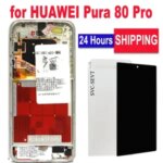 Original High Quality Display Replacement Huawei Pura 80 Pro LCD Touch Screen LMR AL00 LMR LX9 Digitizer Assembly Bangladesh (New)