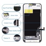 For iPhone X XR XS MAX 11 11 Pro 12 Pro LCD Display With 3D Touch Screen Digitizer For iPhone 12 Mini 13 14 Plus 15 Incell (New)