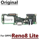 Original USB Charger Dock Board OPPO Reno8 Pro+ Reno9 Pro+ Reno8 Lite Reno8 Z USB Charging Jack Port Connector Flex Cable (New)