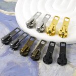 10/20/30Pcs 3#5# Zipper Sliders for Metal&Resin Zippers Clothes Handbags Zip Pull Head Shoes Zips Repair Kits Sewing Accessories (New)