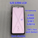 AMOLED LCD Samsung Galaxy S20 LCD G980 G980U G980F/DS Display Touch G981B G981V Screen Digitizer AssemblyWith Defect Bangladesh (New)