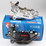 Universal 40mm Pitch Mount 4 Piston Motorcycle Brake Calipers For Honda Yamaha Kawasaki Suzuki Aprilia KTM For Frando HF6 Modify (New)