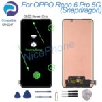 for OPPO Reno 6 Pro 5G (Snapdragon) LCD Screen + Touch Digitizer Display CPH2247 Reno 6 Pro 5G (Snapdragon) LCD Screen Display (New)