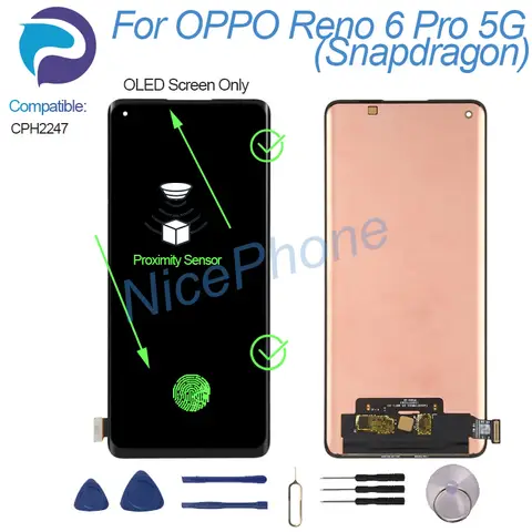 S2dc6dee172574cac8e2bf9becb24865cX_480x480q75 for OPPO Reno 6 Pro 5G (Snapdragon) LCD Screen + Touch Digitizer Display CPH2247 Reno 6 Pro 5G (Snapdragon) LCD Screen Display (New) - Image 1