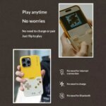 Bitmolab GAMEBABY Phone Case Anti-drop Case Support GB GBC NES Key Layout Gamepads Phone Case Custom Phone 17 Pro/Pro Max Gifts (New)