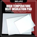 RELIFE RL-170A RL-170B RL-170C Silicone Maintenance Pad Mobile Phone High Temperature Heat Insulation Repair Mat (New)