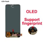 With Fingerprint OLED For Vivo V20 V21E V2061 LCD Touch Screen Digitizer Assembly Replacement Glass Repair Parts For vivo v21e (New)