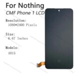 667 Nothing CMF Phone 1 LCD Display A015 Touch Screen OLED Display Nothing CMF Phone 1 LCD Screen Replacement Parts (New)