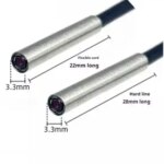 3.3mm Borescope with 3M Cable HD Camera Industrial Pipeline Mechanical Blind Hole Visual Probe Automotive Repair USB Android Bangladesh (New)