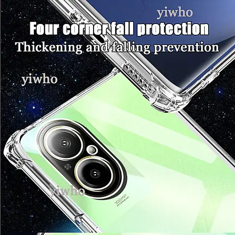 S2e6102d7f99548118ca2490da7222f40h_480x480q75 Shockproof Phone Case for Realme C67 4G Transparent Clear Silicone Soft TPU C55 C53 C51 C35 C33 2023 Back Cover C 67 55 53 51 35 (New) - Image 1