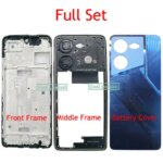 678 Inch Tecno Pova 5 LH7 LH7n LCD Faceplate Frame Front Middle Frame Battery Cover Back Housing Door Replacement Parts (New)