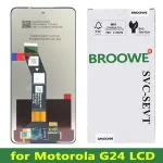 6.56” 90Hz IPS Display Motorola Moto G24 LCD Display Touch Screen Digitizer Panel Assambly Moto G24 XT2423 1 LCD Screen Bangladesh (New)