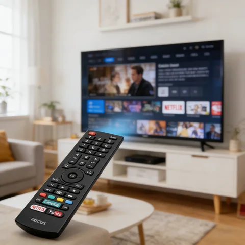 S2ec54fe319114e259276a4819e5d5c8bS_480x480 EN2C28S Replacement Remote Control Hisense Sharp Aquos 4K LCD LED Smart TV Compatible with Sh4316mfi (New) - Image 1