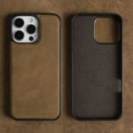 Vintage Magnetic Crazy Horse Genuine Leather Case iPhone 16 Pro Max 17 15 13 14 12 Cover Retro Back Cases Protective Fundas (New)