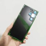 SM-S918 Back Glass Cover For Samsung Galaxy S23 Ultra 5G , Back Door Replacement Battery Case, Rear Housing Cover + Camera Lens (New)
