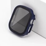 1-2Pcs Case Watch Apple Watch Screen Protector Series9 8 7 6 5 4 SE 44 45 41 40mm Ultra Privacy Tempered Glass Case (New)