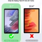 Samsung Galaxy Tab A7 Lite 87 inch 2021 Screen Protector (SM-T220 SM-T225) HD 9H Hardness Anti-scratch Tablet Tempered Film (New)