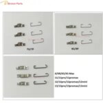 1 sets Power on/ off and volume Internal Badge holder buttons Replacement iPhone 16 15 14 8 X XR XS 11 12 13 U Spring Hooks Bangladesh (New)