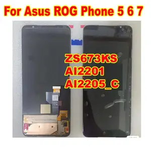 S3015551cb3404215b81c6d8737fd98f4I_300x300q75-1 Best AMOLED ASUS ROG Phone 5 ZS673KS ROG6 ROG7 LCD Display Touch Screen Digitizer Assembly Sensor Mobile Pantalla I005DB Bangladesh (New) - Image 1