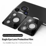 Camera Protector Huawei Pura 70 Pro Plus Metal Lens Ring Tempered Glass Huawei Pura70 Pura 70pro Plus + 5G Lens film Bangladesh (New)