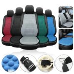 Luxury Car Seat Cushion Cover Ice Silk Breathable Summer Cool Auto Cushion Universal Vehicle Backrest Car Interior Accessories (New)