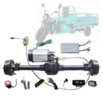 90Cm 2500W Electric Tricycle Conversion Rear Axle Shift 1:10:20 Differential 900kg Rear Axle with Motor Controller (New)