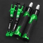 Motorcycle Brake Clutch Levers 22mm Handlebar grips ends Handle bar For kawasaki ZX6R ZX-6R ZX 6R 2019 2020 2021 2022 2023 2024 (New)