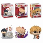 Funko POP! Chainsaw Man Chance Of Chase #1677 Denji with Pochita #1971 Vinyl Action Figure Model Toy Children Christmas Gift (New)