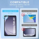 Samsung Galaxy Tab A9 SM-X110 SM-X115 Tempered Glass Screen Protector 87 Inch 2023 Anti Scratch HD Clear Protective Film (New)
