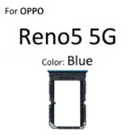 Sim Card Micro SD Card Tray Socket Holder Slot Container Connector Adapter Reader Parts OPPO Reno 5 Reno5 F K Lite Pro 5G (New)